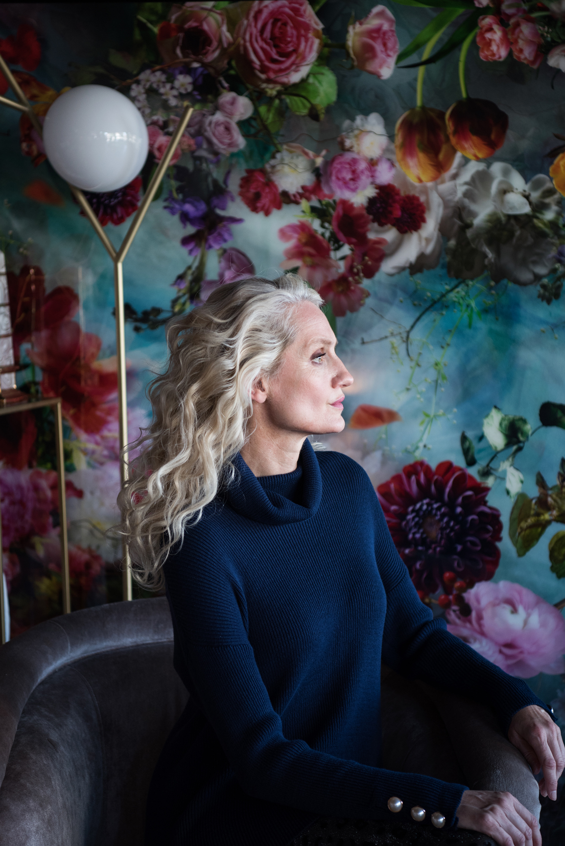 Blondes Model best ager Modefotografie Hamburg