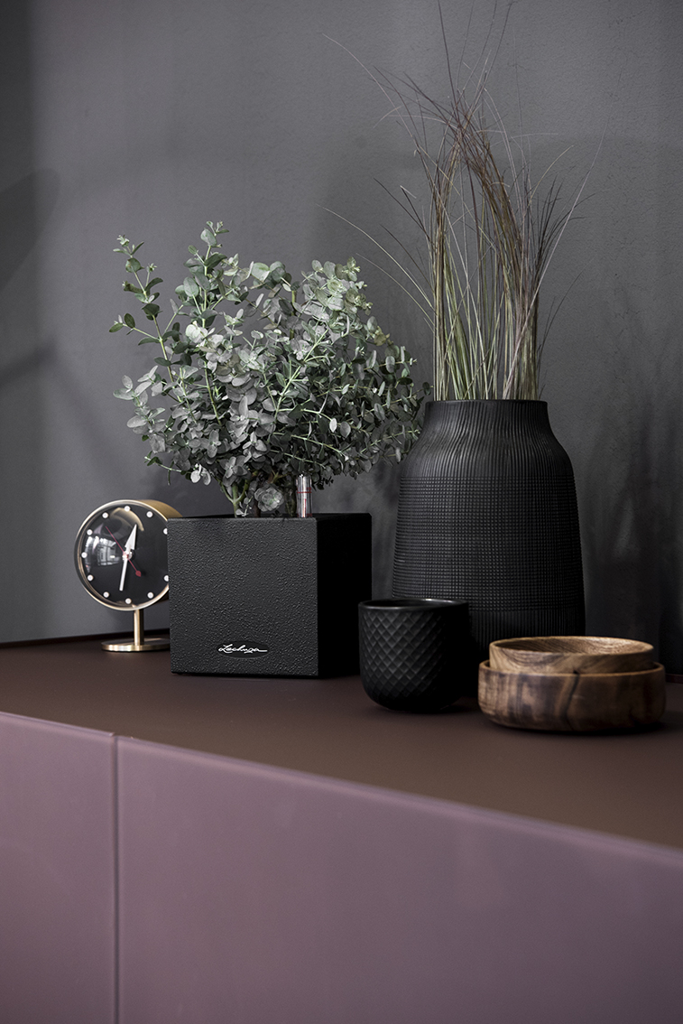 Interiorfotografie Esszimmer in Rose Tönen