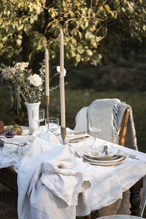 Interiorfotografie in Hamburg Table Setting und Homeware Shooting im Garten