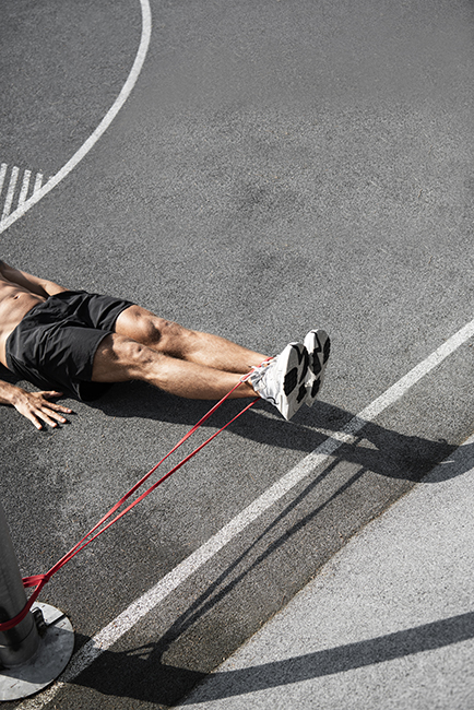 Sport und Fitnessfotografie Lifestyle Portrait in Hamburg im Baakenpark