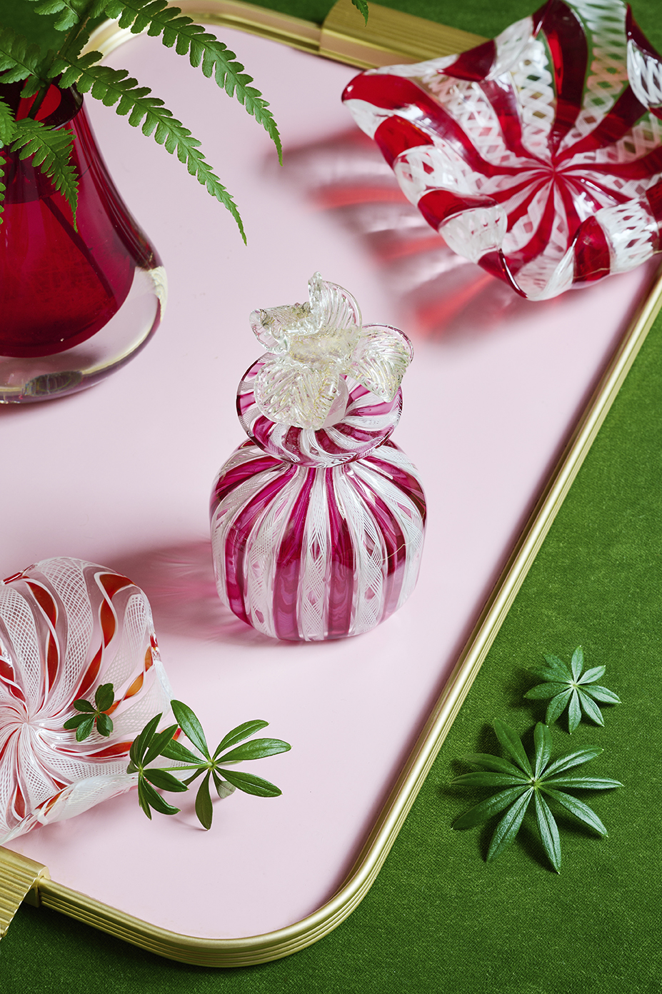 Colourful Stilllife with Murano Glass